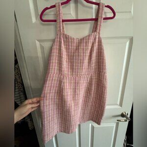 T.J.Maxx Pink and White Dress